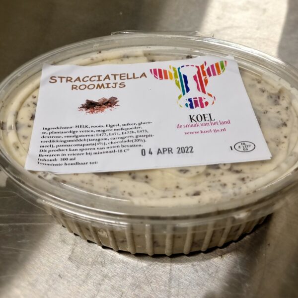 Koel - Stracciatella Roomijs - 500 ml