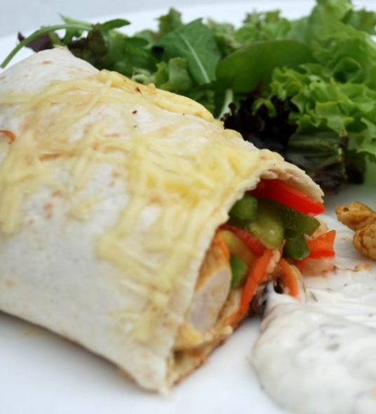 Maaltijdpakket VEGA - Gevulde wrap (4 personen)