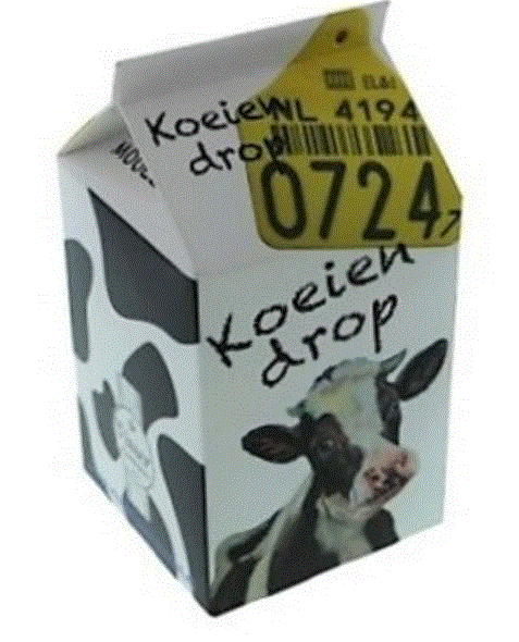 Melkpak Koeiendrop (1 pak/200 gram)
