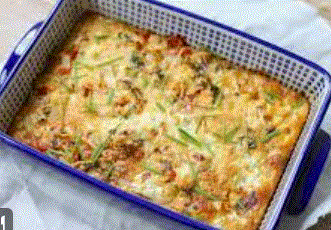 Maaltijdpakket - Ovenschotel met kipfilet, roerbakgroente en ei (2 à 3 personen)