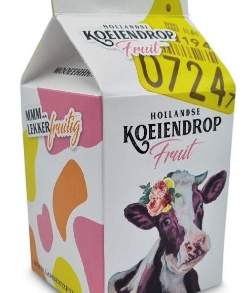 Melkpak Koeiendrop - fruit (1 pak/200 gram)