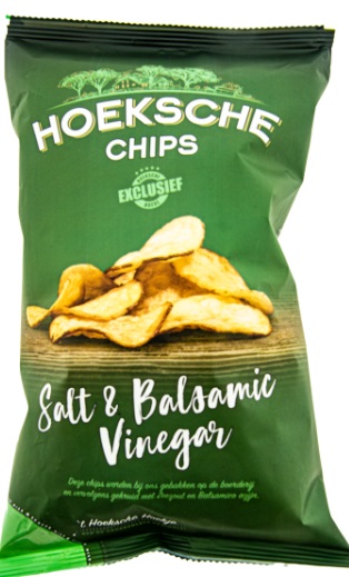 Hoeksche Chips - Chips salt &  basilicum (125 gram)