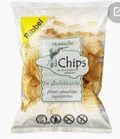 Hoeksche Chips - Chips ribbel met zout (150 gram)