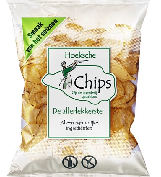 Hoeksche Chips - Chips tuinkruiden (125 gram)