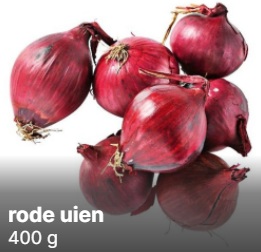 *NATUURLIJK* Gerizim - Rode uien (400 gram)